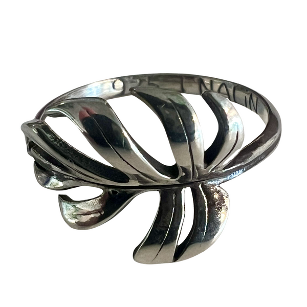 Monstera Sierrana Ring - Silver Monstera Sierrana Ring - Silver