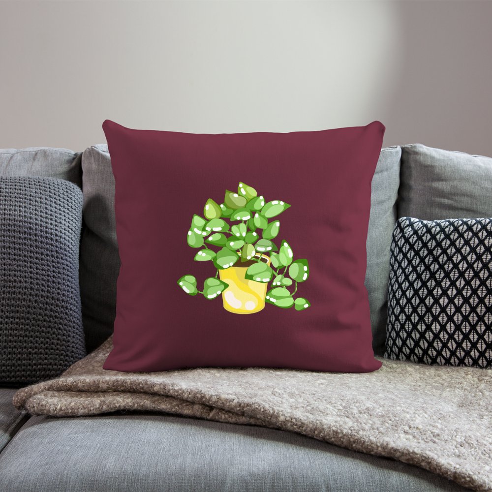 Golden Pothos - Throw Pillow Cover - 18"