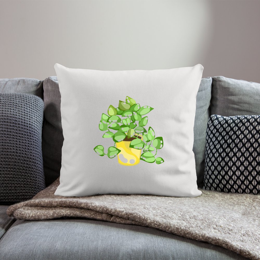 Golden Pothos - Throw Pillow Cover - 18"