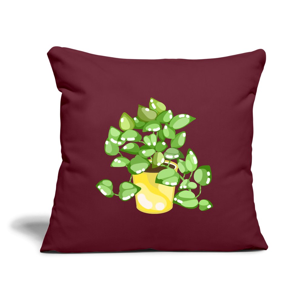 Golden Pothos - Throw Pillow Cover - 18"