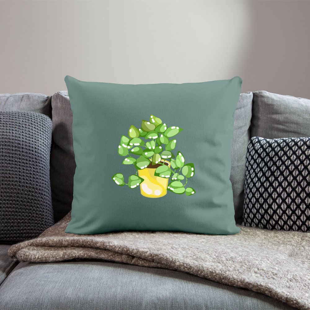 Golden Pothos - Throw Pillow Cover - 18"