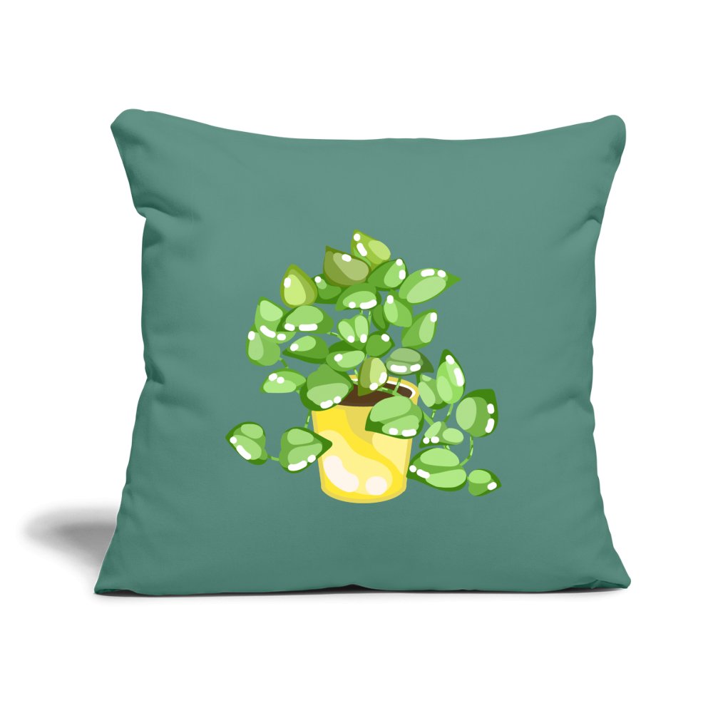 Golden Pothos - Throw Pillow Cover - 18"