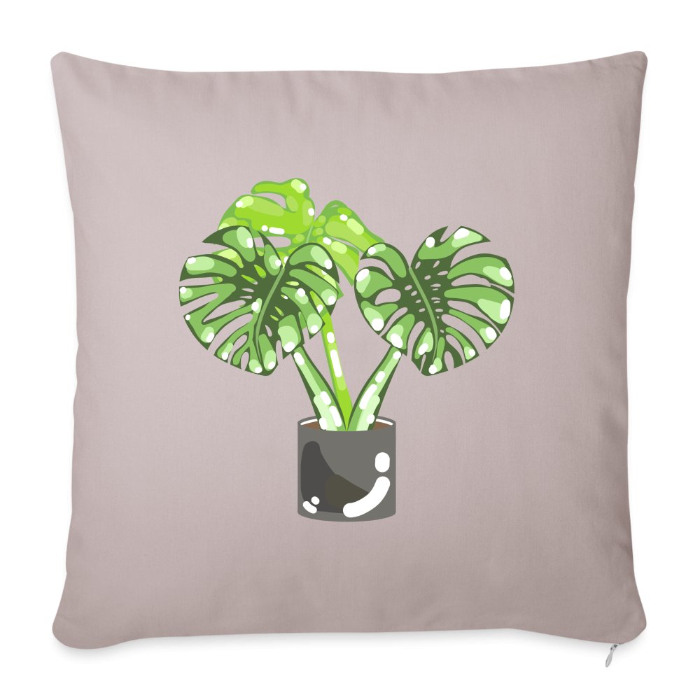 monstera plant pillow Monstera Deliciosa - Throw Pillow Cover