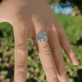 Monstera Esqualito Ring - Silver