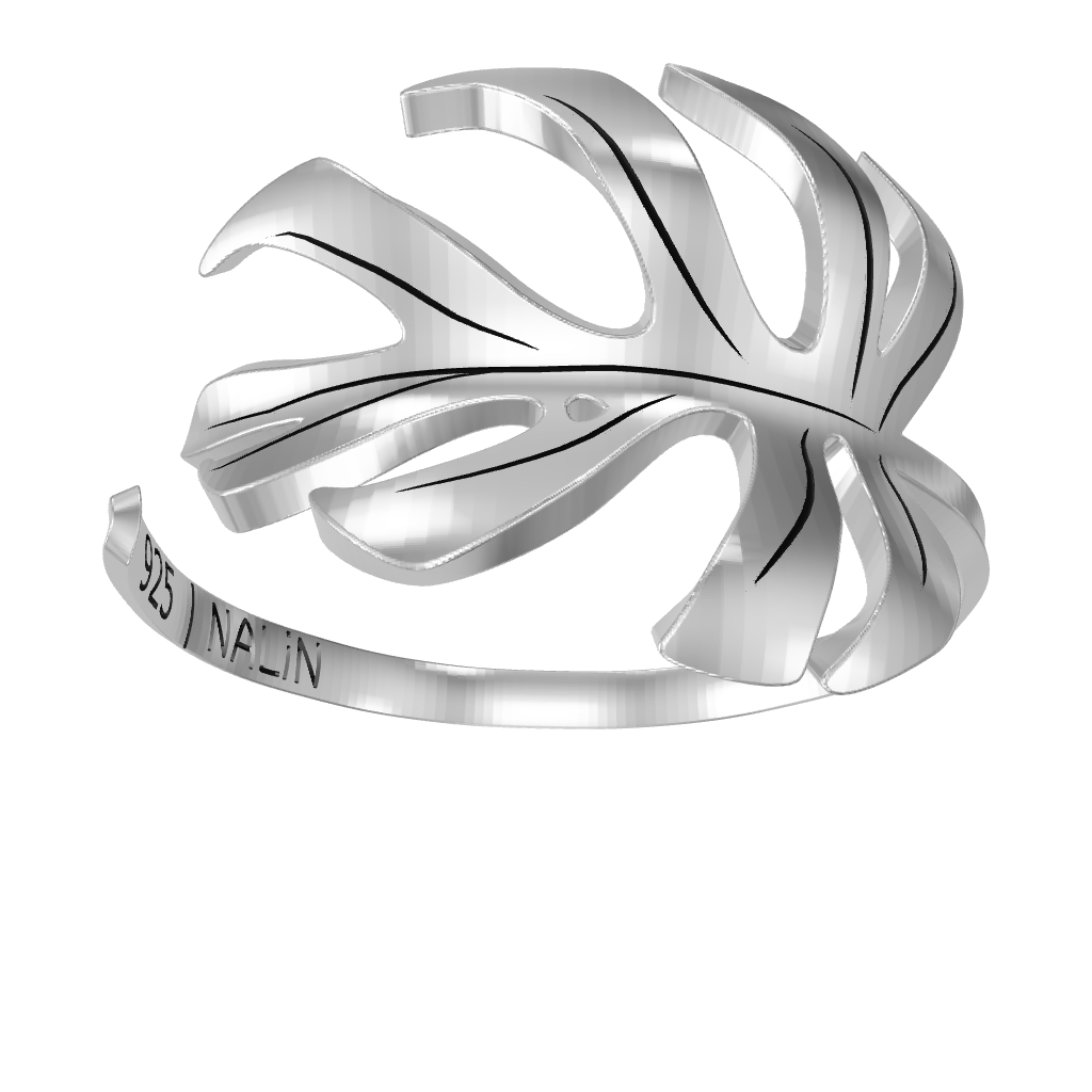 Monstera Sierrana Bracelet - Silver