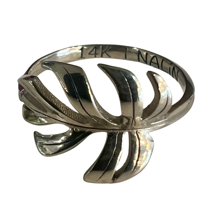 Monstera Sierrana Ring - Gold