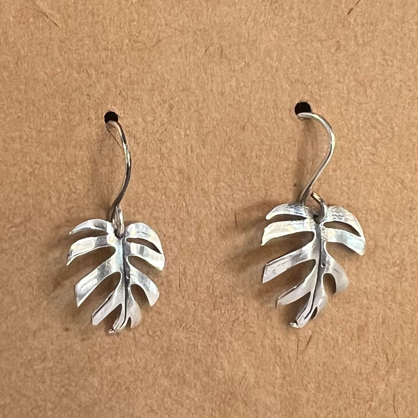 Monstera Sieranna Earrings - Silver