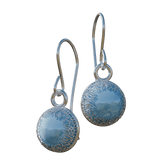 Aquamarine Forest Earrings - Silver