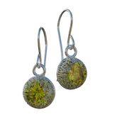 Citrine Forest Earrings - Silver