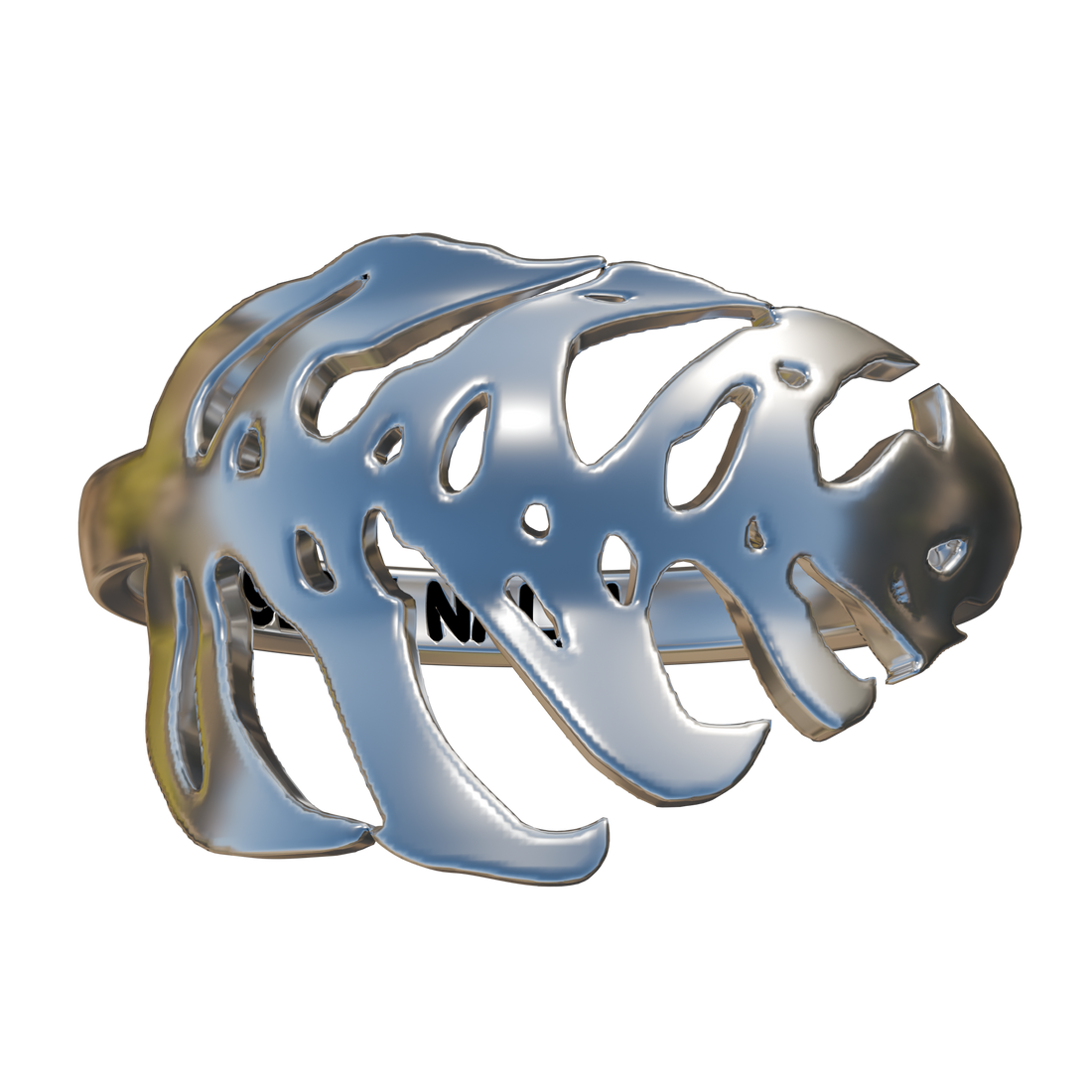 Monstera Esqualito Ring - Silver