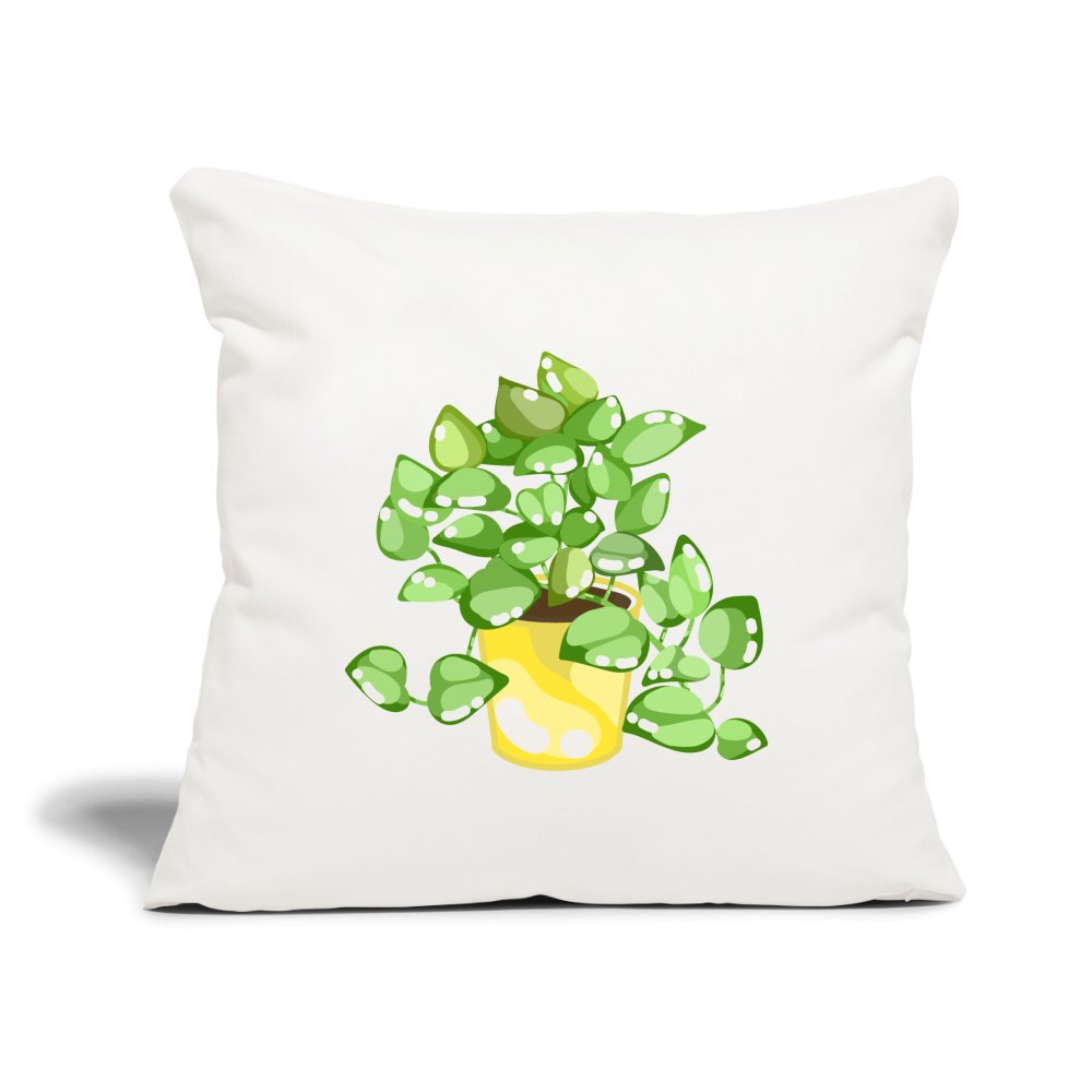 Golden Pothos - Throw Pillow Cover - 18&quot;