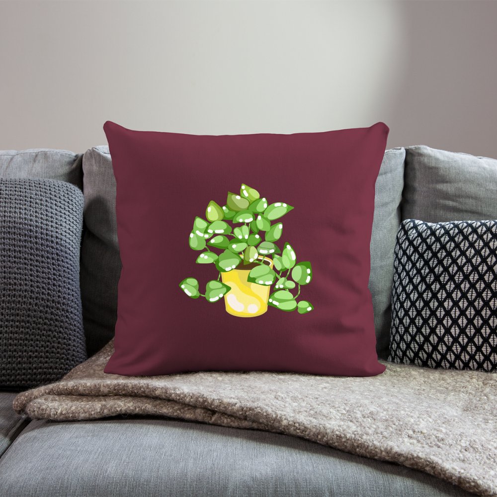 Golden Pothos - Throw Pillow Cover - 18&quot;