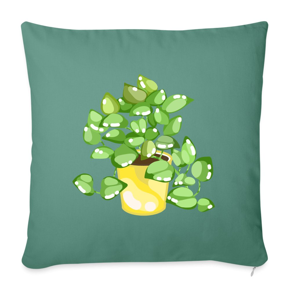 Golden Pothos - Throw Pillow Cover - 18&quot;