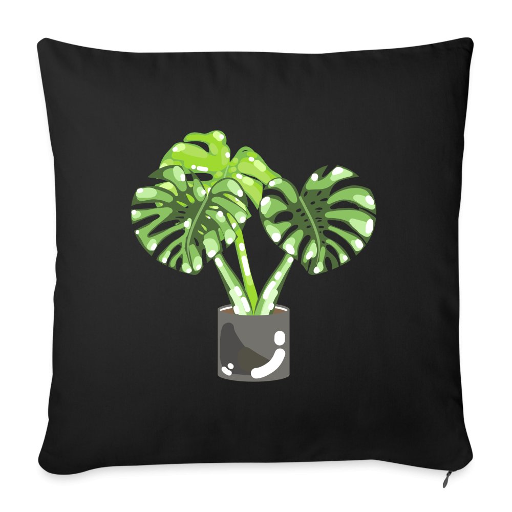 Monstera Deliciosa - Throw Pillow Cover - 18”