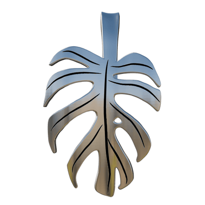 Monstera Sieranna Pendant - Silver