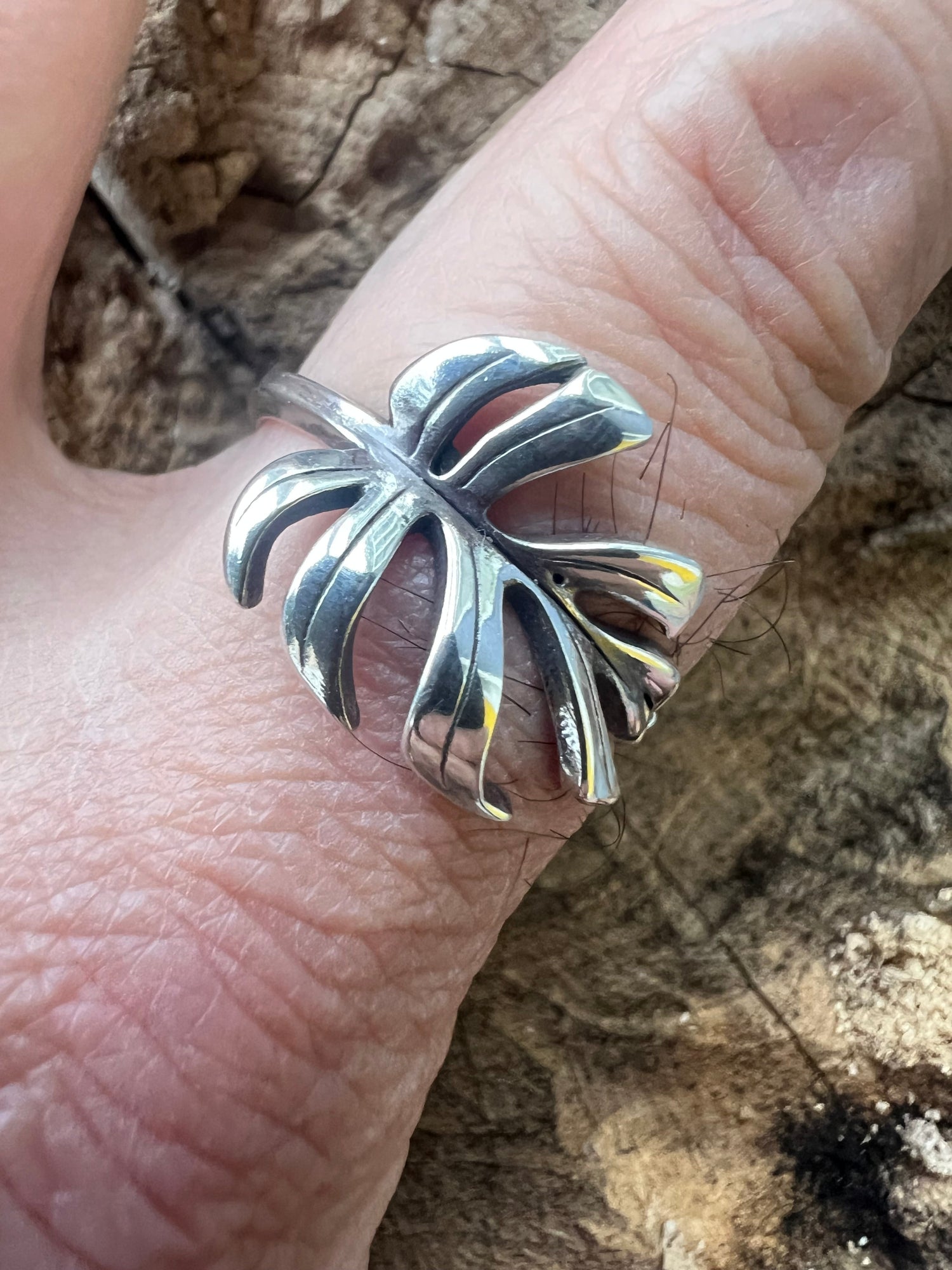 Monstera Sierrana Ring - Silver