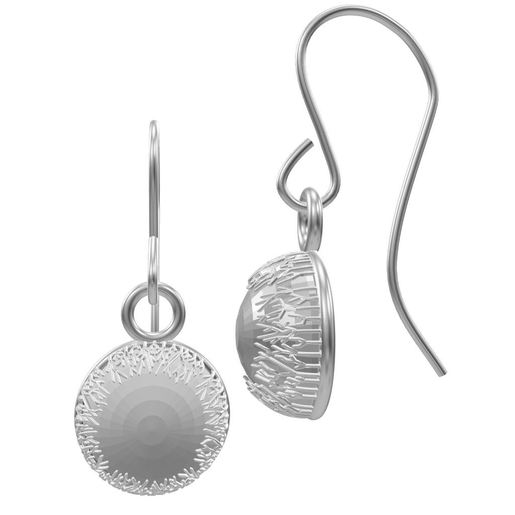 Pearl Forest Earrings - Silver